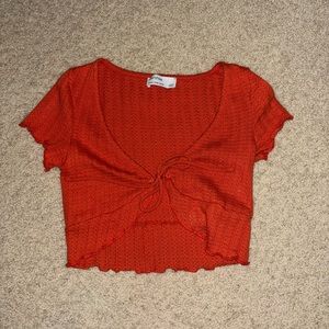 Bershka Front Tie Top